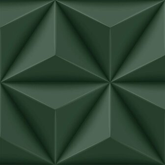 Origin Wallcoverings 3D Reflections 347818 - Groen Behang