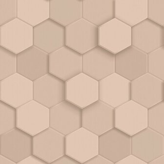 Origin Wallcoverings 3D Reflections 347849 - Roze Behang