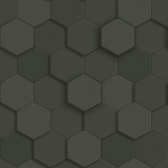 Origin Wallcoverings 3D Reflections 347854 - Zwart Behang