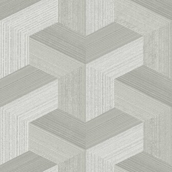Origin Wallcoverings 3D Reflections 347947 - Grijs Behang