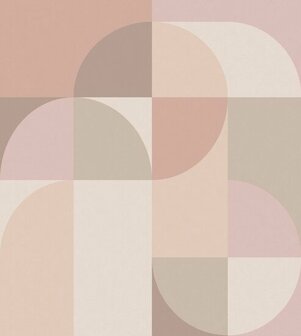 Origin Wallcoverings 3D Reflections 357321 - Roze Behang