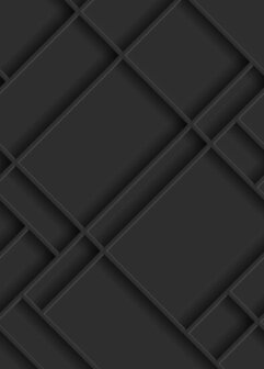 Origin Wallcoverings 3D Reflections 357327 - Zwart Behang