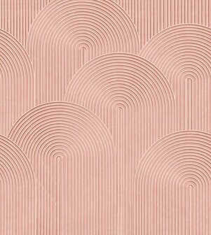Origin Wallcoverings 3D Reflections 357329 - Roze Behang