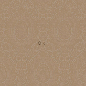 Origin Wallcoverings Belle Epoque 345429 - Geel / Bruin Behang