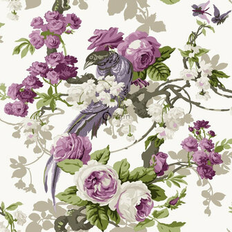 Origin Wallcoverings Bloomingdale 326152 - Paars Behang