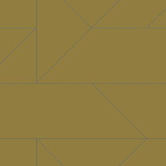 Origin Wallcoverings City Chic 347723 - Geel Behang