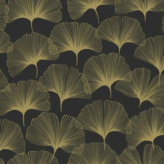 Origin Wallcoverings City Chic 347734 - Zwart / Goud Behang