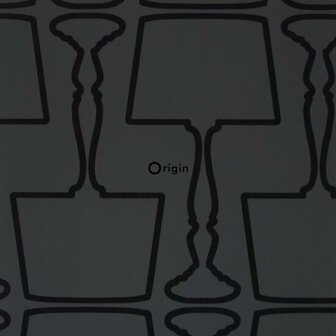 Origin Wallcoverings Couture 307149 - Zwart Behang