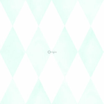 Origin Wallcoverings Hide &amp; Seek 337218 - Wit / Groen Behang