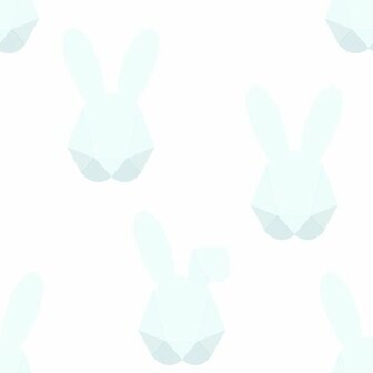 Origin Wallcoverings Hide &amp; Seek 347488 - Wit / Blauw Behang