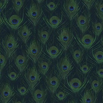 Origin Wallcoverings Luxury Skins 347766 - Blauw Behang