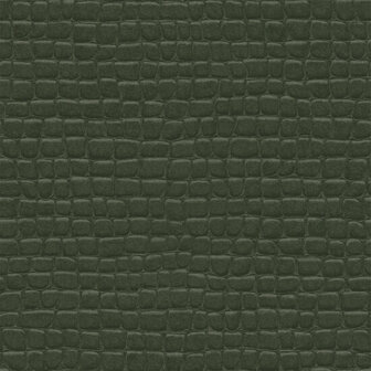 Origin Wallcoverings Luxury Skins 347781 - Groen Behang