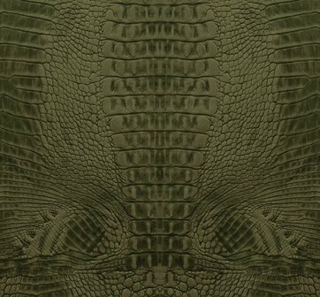 Origin Wallcoverings Luxury Skins 357246 - Groen Behang