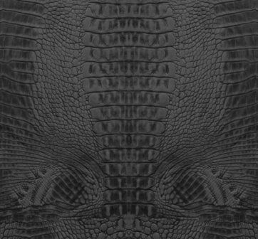 Origin Wallcoverings Luxury Skins 357247 - Zwart Behang