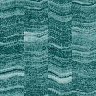 Origin Wallcoverings Mati&egrave;res 337249 - Blauw / Groen Behang