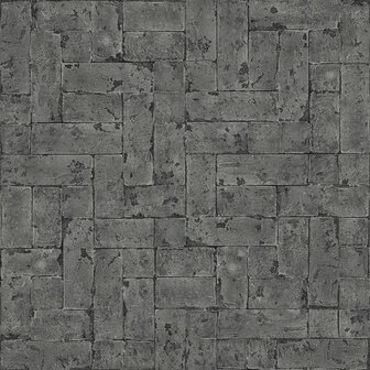 Origin Wallcoverings Mati&egrave;res 347571 - Zwart Behang