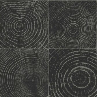 Origin Wallcoverings Mati&egrave;res 347544 - Zwart / zilver Behang