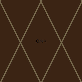 Origin Wallcoverings Metropolitan 345717 - Geel / Bruin Behang