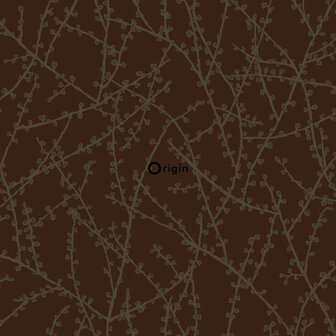 Origin Wallcoverings Metropolitan 345731 - Geel / Bruin Behang