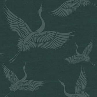 Origin Wallcoverings Natural Fabrics 347759 - Blauw Behang