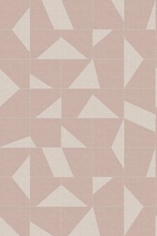 Origin Wallcoverings Natural Fabrics 357231 - Roze Behang