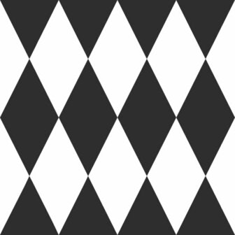 Origin Wallcoverings Precious 347670 - Zwart / Wit Behang