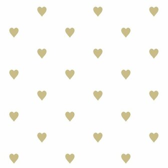Origin Wallcoverings Precious 347679 - Wit / Goud Behang