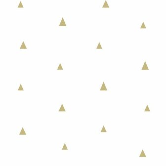 Origin Wallcoverings Precious 347680 - Wit / Goud Behang