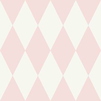 Origin Wallcoverings Precious 347694 - Wit / Roze Behang