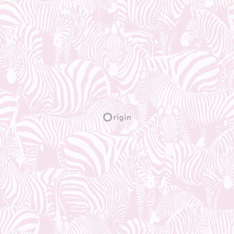 Origin Wallcoverings Upstairs Downstairs 346835 - Roze Behang