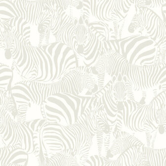 Origin Wallcoverings Upstairs Downstairs 346836 - zilver / Grijs Behang