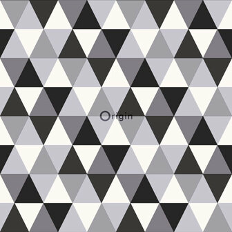 Origin Wallcoverings Urban Funky 347202 - Zwart / Wit Behang