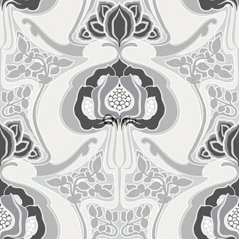 Origin Wallcoverings Urban Funky 347209 - Zwart / Grijs Behang