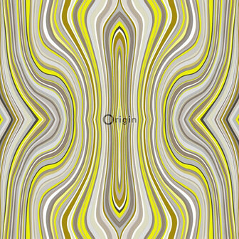 Origin Wallcoverings Urban Funky 347225 - Geel Behang