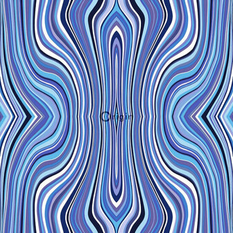 Origin Wallcoverings Urban Funky 347228 - Blauw / Groen / Blauw Behang