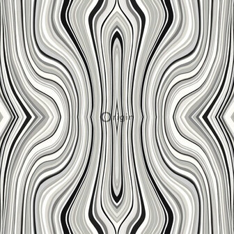 Origin Wallcoverings Urban Funky 347230 - Zwart / Wit Behang