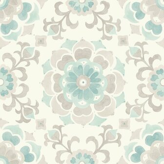 Origin Wallcoverings Wunderkammer 347423 - Wit Behang