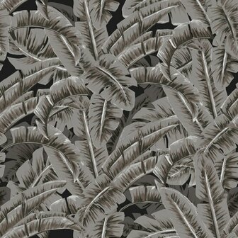 Origin Wallcoverings Wunderkammer 347440 - Zwart / Grijs Behang