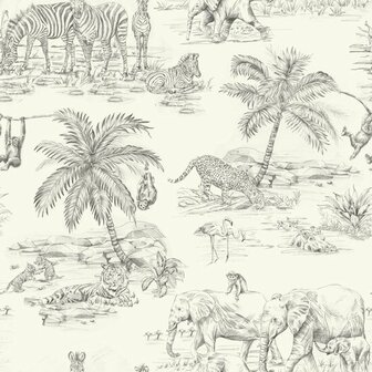 Origin Wallcoverings Wunderkammer 347442 - Beige Behang
