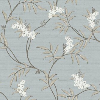 Noordwand Tradizioni 33306P Blauw Metallic Behang