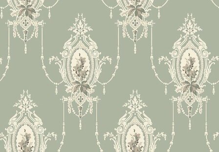 Dutch Wall Decor Gammalsvenska Klassiker 518-03 Groen Behang