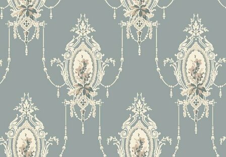 Dutch Wall Decor Gammalsvenska Klassiker 518-04 Blauw Behang