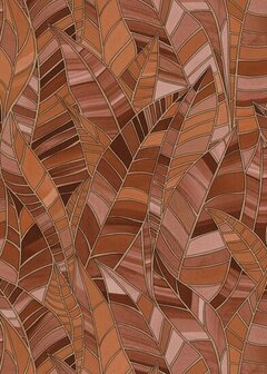 Dutch Wall Decor Elle Decoration 4 10446-13 / 1044613 Terracotta Behang