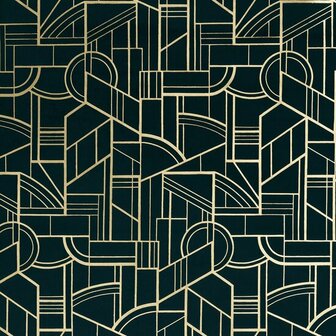 Casamance MELLOW 71020444 - Zwart Behang