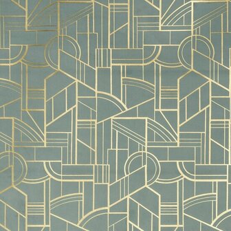 Casamance MELLOW 71020666 - Groen Behang