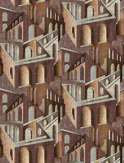 Dutch Wallcoverings Feature Walls FW4013-9 - Rood Behang