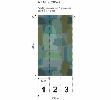 AS Creation Anna D&#039;Andrea - 78206-3 / 782063 Blauw