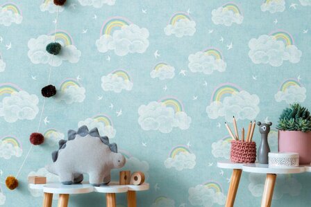 AS Creation Lilly &amp; Luis - 77144-1 / 771441 Blauw
