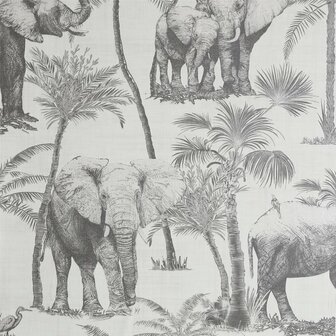 Arthouse Signature Collection behang Safari Elephant Charcoal 296700