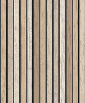 Dutch Wallcoverings Illusion B312-08 Beige / Bruin / Cr&egrave;me